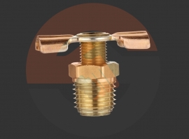 Wing style Brass Drain Valve